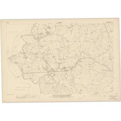 1940 Map of Wexford - Sheet 39, 1954 Print