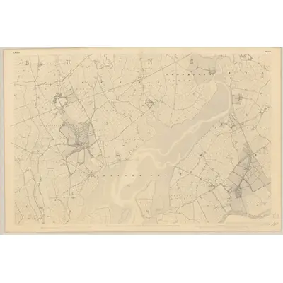 1840 Map of Wexford - Sheet 45, 1841 Print