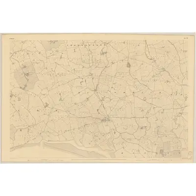 1840 Map of Wexford - Sheet 46, 1841 Print
