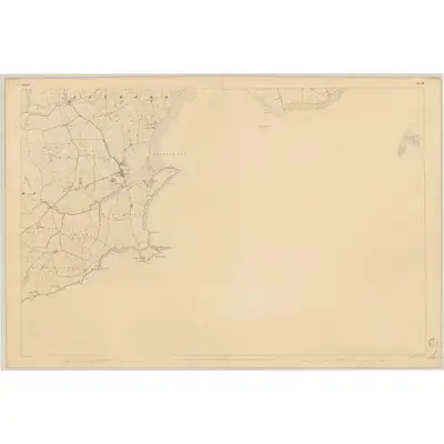 1840 Map of Wexford - Sheet 50, 1841 Print