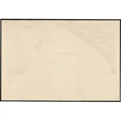 1840 Map of Wexford - Sheet 51 [with inset 51A and 51B], 1853 Print