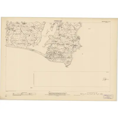 1940 Map of Wexford - Sheet 53 & 53A, 1955 Print