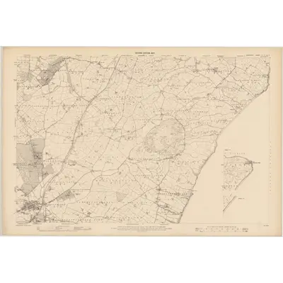 1905 Map of Wexford - Sheet 7 & 7A & 7B, 1907 Print