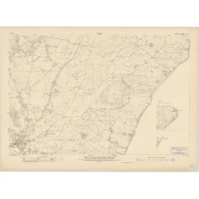 1940 Map of Wexford - Sheet 7 & 7A & 7B, 1955 Print