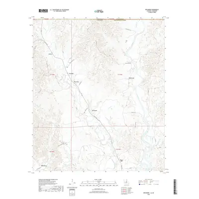 2018 Map of Weyanoke, 2018 Print
