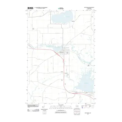 2010 Map of Weyauwega, 2010 Print