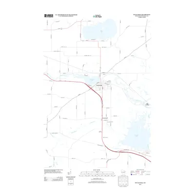 2013 Map of Weyauwega, 2013 Print