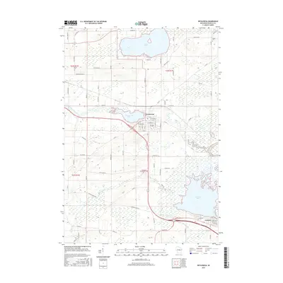 2016 Map of Weyauwega, 2016 Print