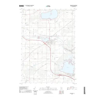 2018 Map of Weyauwega, 2018 Print