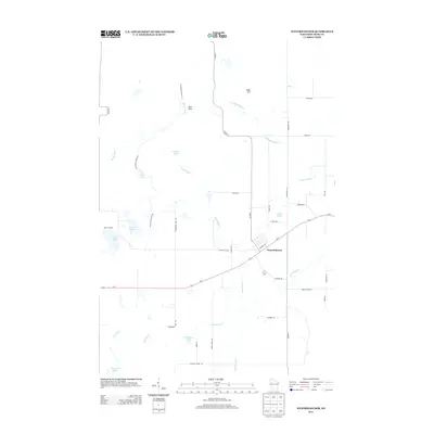 2013 Map of Weyerhaeuser, 2013 Print
