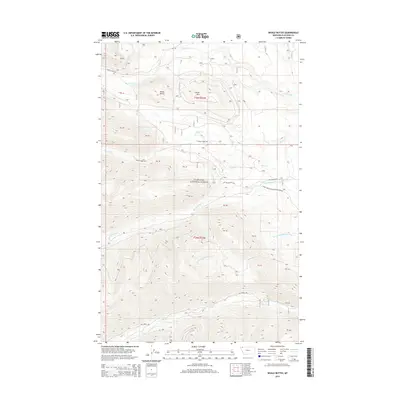 2014 Map of Whale Buttes, 2014 Print