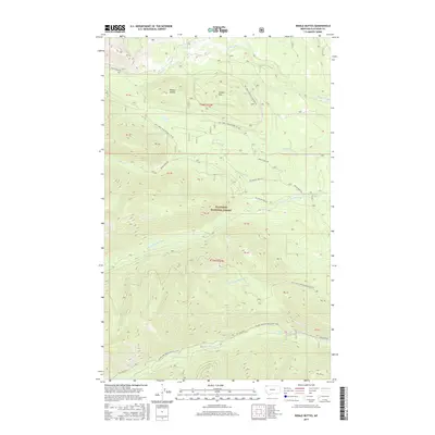 2017 Map of Whale Buttes, 2017 Print