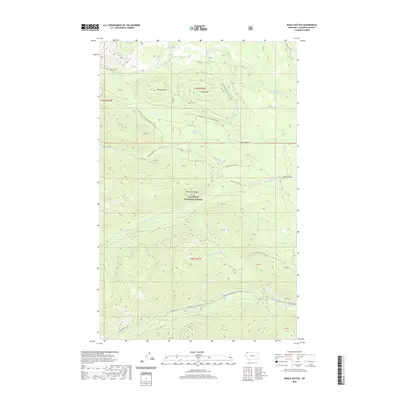 2020 Map of Whale Buttes, 2020 Print