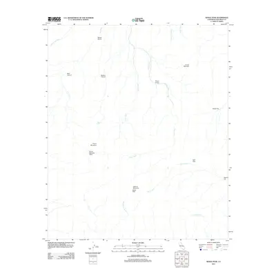 2012 Map of Whale Peak, 2012 Print
