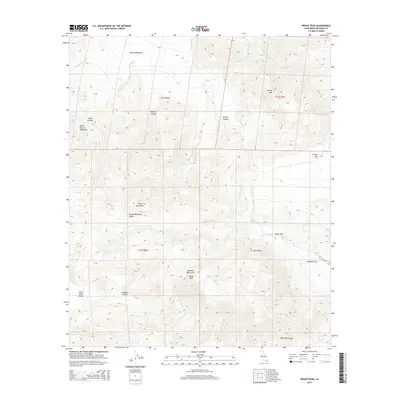 2015 Map of Whale Peak, 2015 Print