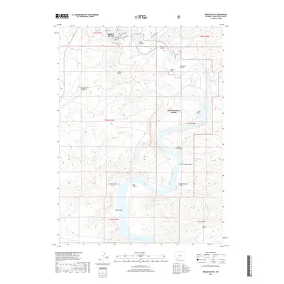 2017 Map of Whalen Butte, 2017 Print