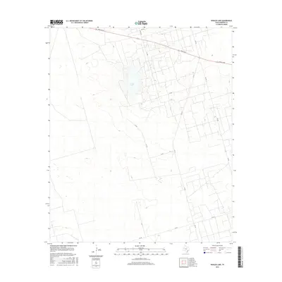 2016 Map of Whalen Lake, 2016 Print