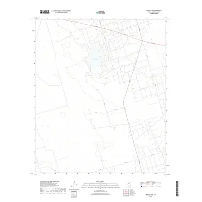 2019 Map of Whalen Lake, 2019 Print