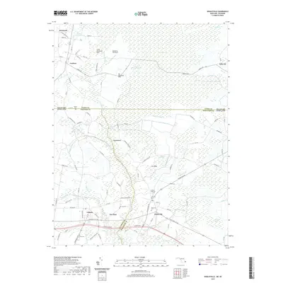 2019 Map of Whaleyville, 2019 Print
