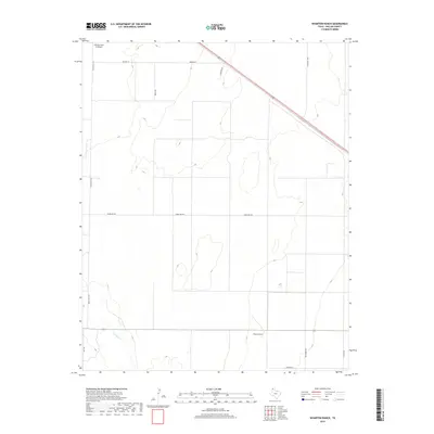 2019 Map of Wharton Ranch, 2019 Print