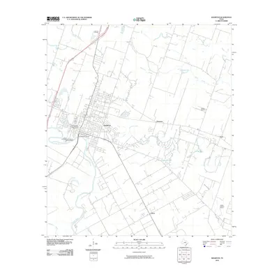 2010 Map of Wharton, 2010 Print
