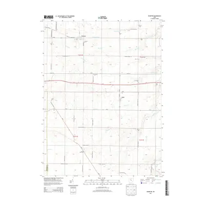 2013 Map of Wharton, 2013 Print