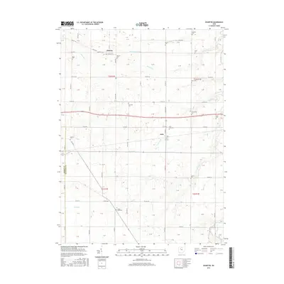 2016 Map of Wharton, 2016 Print