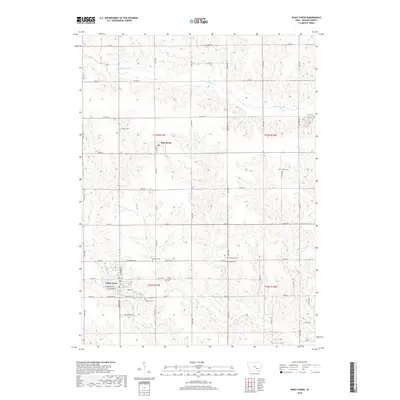 2018 Map of What Cheer, 2018 Print