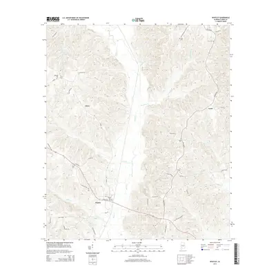 2014 Map of Whatley, 2014 Print