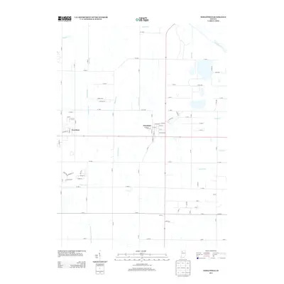 2013 Map of Wheatfield, 2013 Print