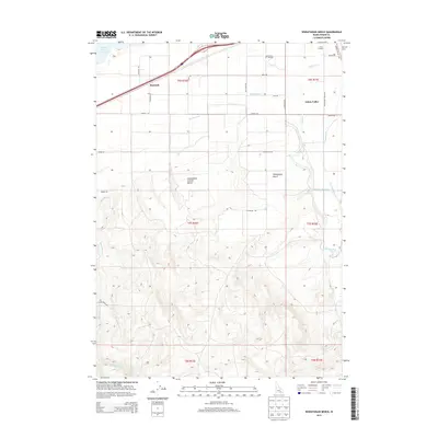2013 Map of Wheatgrass Bench, 2013 Print