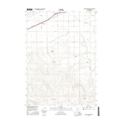 2017 Map of Wheatgrass Bench, 2017 Print