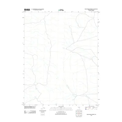 2012 Map of Wheatgrass Spring, 2012 Print