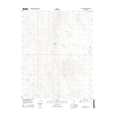 2014 Map of Wheatgrass Spring, 2014 Print