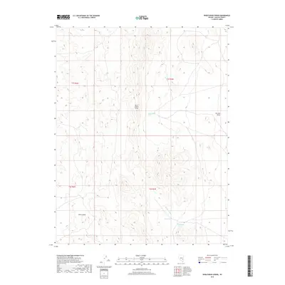 2018 Map of Wheatgrass Spring, 2018 Print
