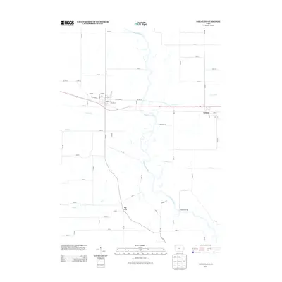 2013 Map of Wheatland, 2013 Print