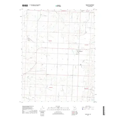 2017 Map of Wheatland, 2017 Print