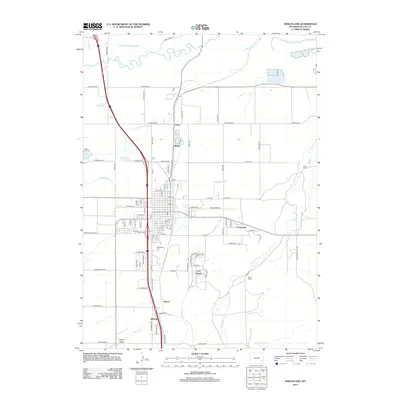 2012 Map of Wheatland, 2012 Print