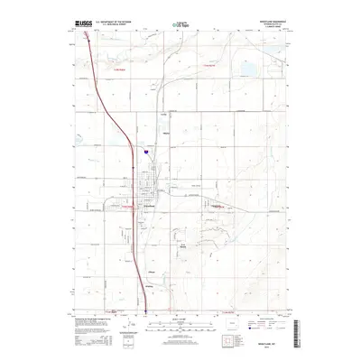 2015 Map of Wheatland, 2015 Print