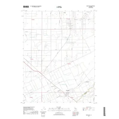 2018 Map of Wheatland, 2018 Print