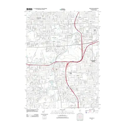 2012 Map of Wheaton, 2012 Print