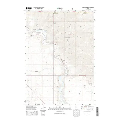 2013 Map of Wheaton Mountain, 2013 Print