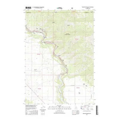 2017 Map of Wheaton Mountain, 2017 Print