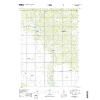 2020 Map of Wheaton Mountain, 2020 Print