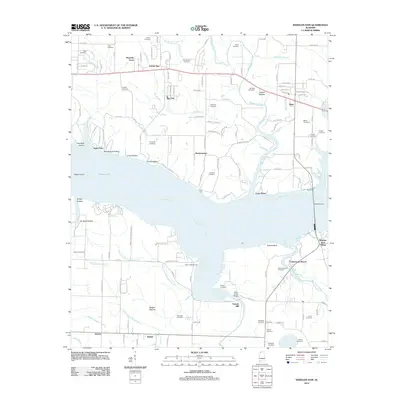 2012 Map of Wheeler Dam, 2012 Print