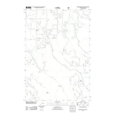 2011 Map of Wheeler Mountain, 2011 Print
