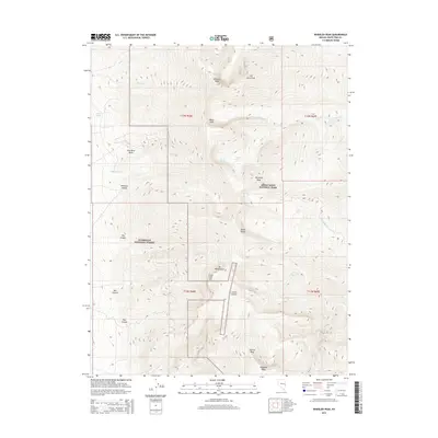 2014 Map of Wheeler Peak, 2014 Print