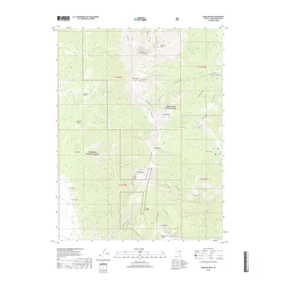 2018 Map of Wheeler Peak, 2018 Print