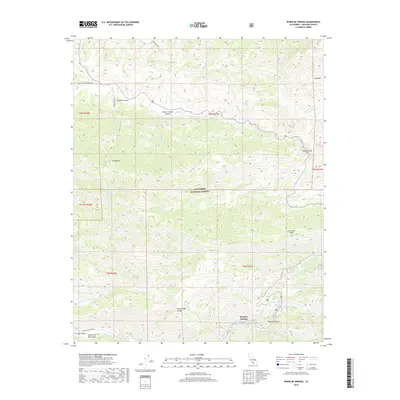 2018 Map of Wheeler Springs, 2018 Print