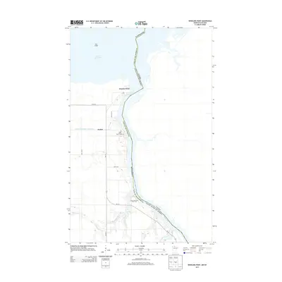 2013 Map of Wheelers Point, 2013 Print
